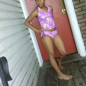 Kids butterfly bathing suil 2pc